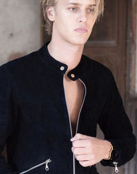 Jacket - SUEDE JACKET BLACK