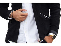 Jacket - SUEDE JACKET BLACK