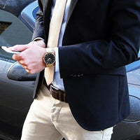 William Strouch Watch - CLASSIC GOLD + LEATHER STRAP