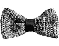 Bow Tie - Knit Bow Tie Grey