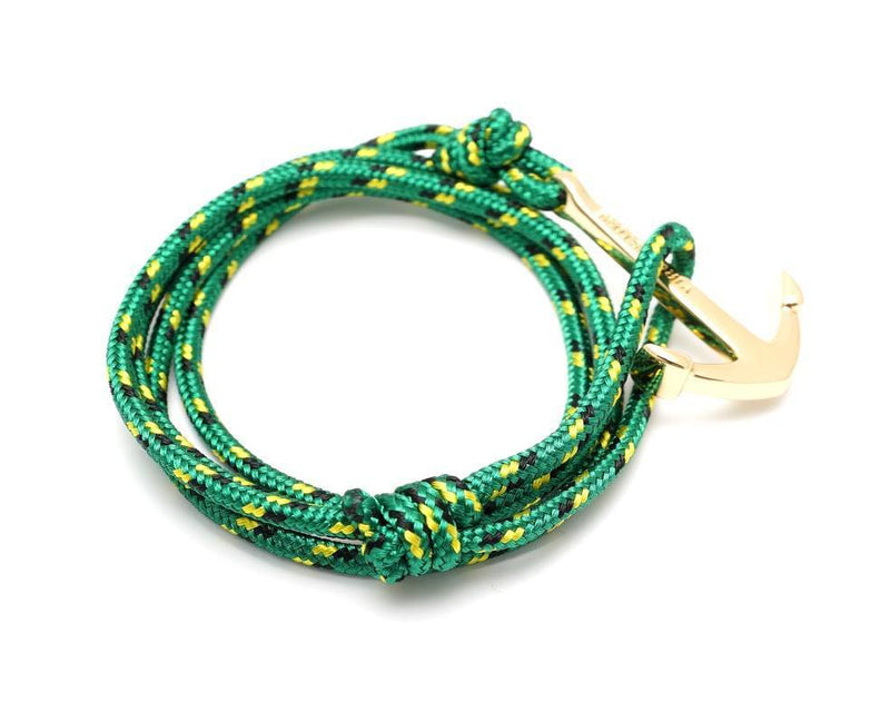 virginstone Bracelet - Anchor Bracelet Green / Gold