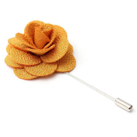 Lapel Pin - Lapel Flower Yellow