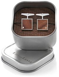 Cufflink - 925K SILVER PAU FERRO