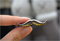 Tie Bar - SILVER MUSTACHE TIE CLIP