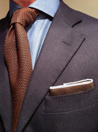 Tie - Knit Tie Brown