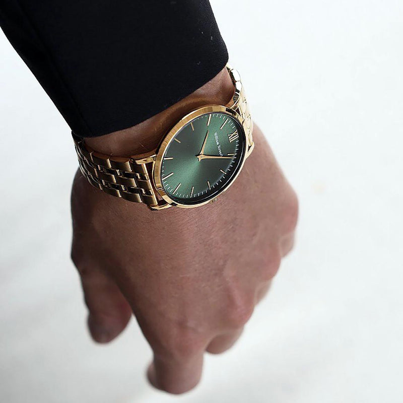 Watch - CLASSIC GOLD AND GREEN WATCH