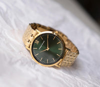 Watch - CLASSIC GOLD AND GREEN WATCH